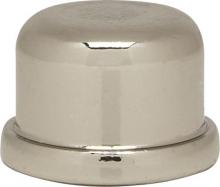 Satco Products Inc. 80/1182 - 1/2&#34; Finial; Zinc Die Cast 1/4-28; Nickel Finish