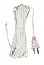 Satco Products Inc. 90/1534 - 18/2 SPT-1-105C All Cord Sets - Molded Plug - Tinned Tips 3/4&#34; Strip with 2&#34; Slit 100 Ctn.