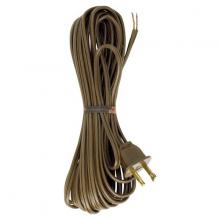 Satco Products Inc. 90/1535 - 18/2 SPT-1-105C All Cord Sets - Molded Plug - Tinned Tips 3/4&#34; Strip with 2&#34; Slit 100 Ctn.