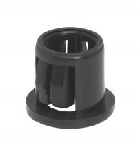 Satco Products Inc. 90/158 - Nylon Snap-In Bushing; For 3/8&#34; Hole; Black Finish