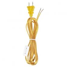 Satco Products Inc. 90/1584 - 8 Ft. Cord Sets with Line Switches All Cord Sets - Molded Plug Tinned tips 3/4&#34; Strip with