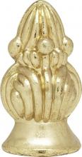 Satco Products Inc. 90/1723 - Bud Finial; 1-3/8&#34; Height; 1/8 IP; Polished Brass Finish