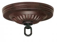 Satco Products Inc. 90/1884 - Ribbed Canopy Kit; Old Bronze Finish; 5&#34; Diameter; 1-1/16&#34; Center Hole; Includes Hardware;