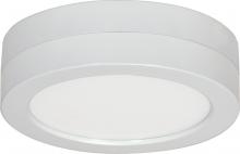 Satco Products Inc. S29346 - Blink - Battery Backup Module Housing - Only For Flush Mount LED Fixture - 7&#34; Round - White
