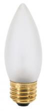 Satco Products Inc. S3235 - 40 Watt B11 Incandescent; Frost; 1500 Average rated hours; 360 Lumens; Medium base; 120 Volt
