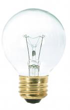 Satco Products Inc. S3887 - 25 Watt G18 1/2 Incandescent; Clear; 1500 Average rated hours; 180 Lumens; Medium base; 120 Volt