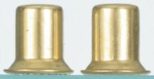Satco Products Inc. S70/136 - 2 Finials; Brass Finish; 1&#34;