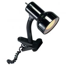 Satco Products Inc. SF76/226 - Clip On Goose Neck Lamp; Steel; Black Finish