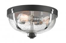 Z-Lite 337F3MB+CH - 3 Light Flush Mount