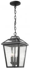 Z-Lite 539CHM-BK - 3 Light Outdoor Chain Mount Ceiling Fixture