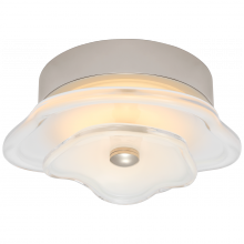 Visual Comfort & Co. Signature Collection KS 4063PN-CRE - Leighton 6&#34; Layered Flush Mount