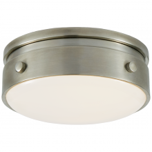 Visual Comfort & Co. Signature Collection TOB 4062AN-WG - Hicks 5.5&#34; Solitaire Flush Mount