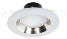 Dolan Designs 10902-05 - Recesso 5&#34; - 6&#34; Reflector Satin Nickel/White