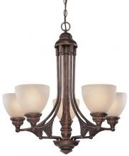 Dolan Designs 2290-90 - Five Light Sienna Up Chandelier