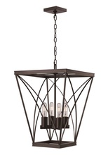 Trans Globe 11224 ROB - Legacy 4-Light Inverted Cage Pendant