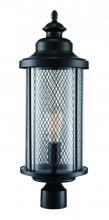 Trans Globe 40743 BK - Stewart 20&#34; Postmount Lantern