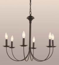 Trans Globe 9016 BK - Candle 24&#34; Chandelier