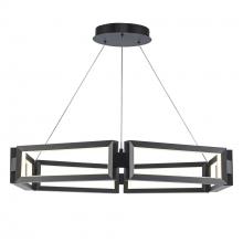 Trans Globe MDN-1590 BK - 36&#34; LED PENDANT-RECTANGLE LINK