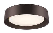 Trans Globe LED-30051 BK - Moonstone 19.75&#34; Flushmount