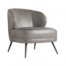 Arteriors Home 8148 - Kitts Chair Mineral Grey Leather