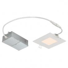 Westinghouse 5187000 - 10W Slim Square Recessed LED Downlight 4&#34; Dimmable 3000K, 120 Volt, Box