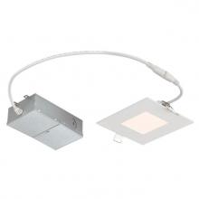 Westinghouse 5188000 - 10W Slim Square Recessed LED Downlight 4&#34; Dimmable 4000K, 120 Volt, Box