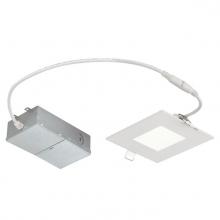 Westinghouse 5189000 - 10W Slim Square Recessed LED Downlight 4&#34; Dimmable 5000K, 120 Volt, Box