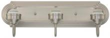 Westinghouse 6300800 - 3 Light Wall Fixture Brushed Nickel Finish