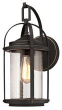 Westinghouse 6339300 - Wall Fixture Oil Rubbed Bronze Finish with Highlights Clear Seeded Glass