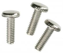 Westinghouse 7063300 - 3 Knurled Head Steel Screws Nickel-Plated 1/2&#34; Long