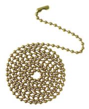 Westinghouse 7705000 - 3 Ft. Beaded Chain with Connector Solid Brass