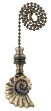 Westinghouse 7764500 - Antique Brass Finish Shell Pull Chain