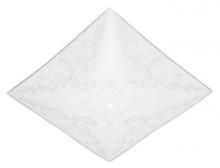 Westinghouse 8180700 - Clear Floral Design on White Diffuser