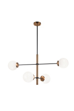 Matteo Lighting C78104AGOP - Enchant Aged Gold Brass Pendant
