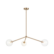 Matteo Lighting C81703AGCL - Novo Aged Gold Brass Pendant