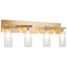 Matteo Lighting W60804AG - Kristof Aged Gold Brass Wall Sconce