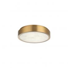 Matteo Lighting X05911AG - 11&#34; Diam &#34; Marblestone&#34; Aged Gold Ceiling Mount