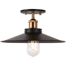 Matteo Lighting X46112AGBK - Bulstrode's Workshop Aged Gold Brass Ceiling Mount