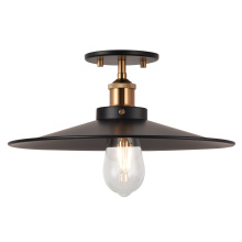 Matteo Lighting X46113AGBK - Bulstrode's Workshop Aged Gold Brass Ceiling Mount