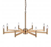 Matteo Lighting C52608AG - Euryale Aged Gold Brass Chandelier