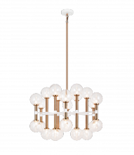 Matteo Lighting C75324AGCL - Stellar Aged Gold Brass Chandelier