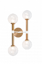 Matteo Lighting W75304AGCL - Stellar Aged Gold Brass Wall Sconce