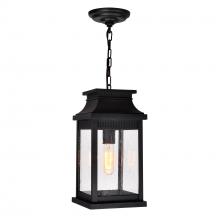 CWI Lighting 0418P7S-1 - Milford 1 Light Outdoor Black Pendant