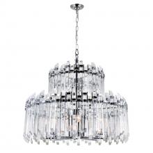 CWI Lighting 1065P28-12-601 - Henrietta 12 Light Chandelier With Chrome Finish