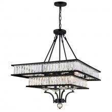 CWI Lighting 9972P23-8-101 - Shalia 8 Light Chandelier With Black Finish