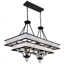 CWI Lighting 9972P37-16-101 - Shalia 16 Light Island Chandelier With Black Finish