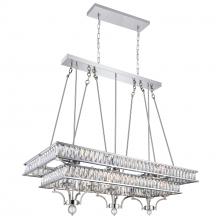 CWI Lighting 9972P47-20-601 - Shalia 20 Light Island Chandelier With Chrome Finish