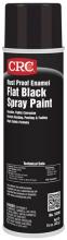 CRC Industries 18109 - Enamel Spray Paint-Flat Black, 15 Wt Oz