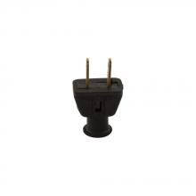 Eaton Wiring Devices 183BK-BOX - Plug Rubber 15A125V 2P2W Str  Non-Pol BK