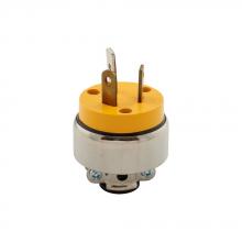 Eaton Wiring Devices 2836-BOX - Plug 20A 125/250V 3P3W Str Vinyl/Arm YL